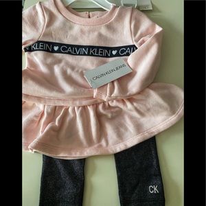 Toddler Girl Calvin Klein Matching Set